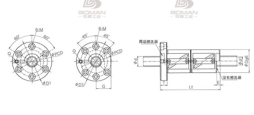 KURODA GR6308CD-DAPR 日本黑田精工丝杠钢珠安装方法